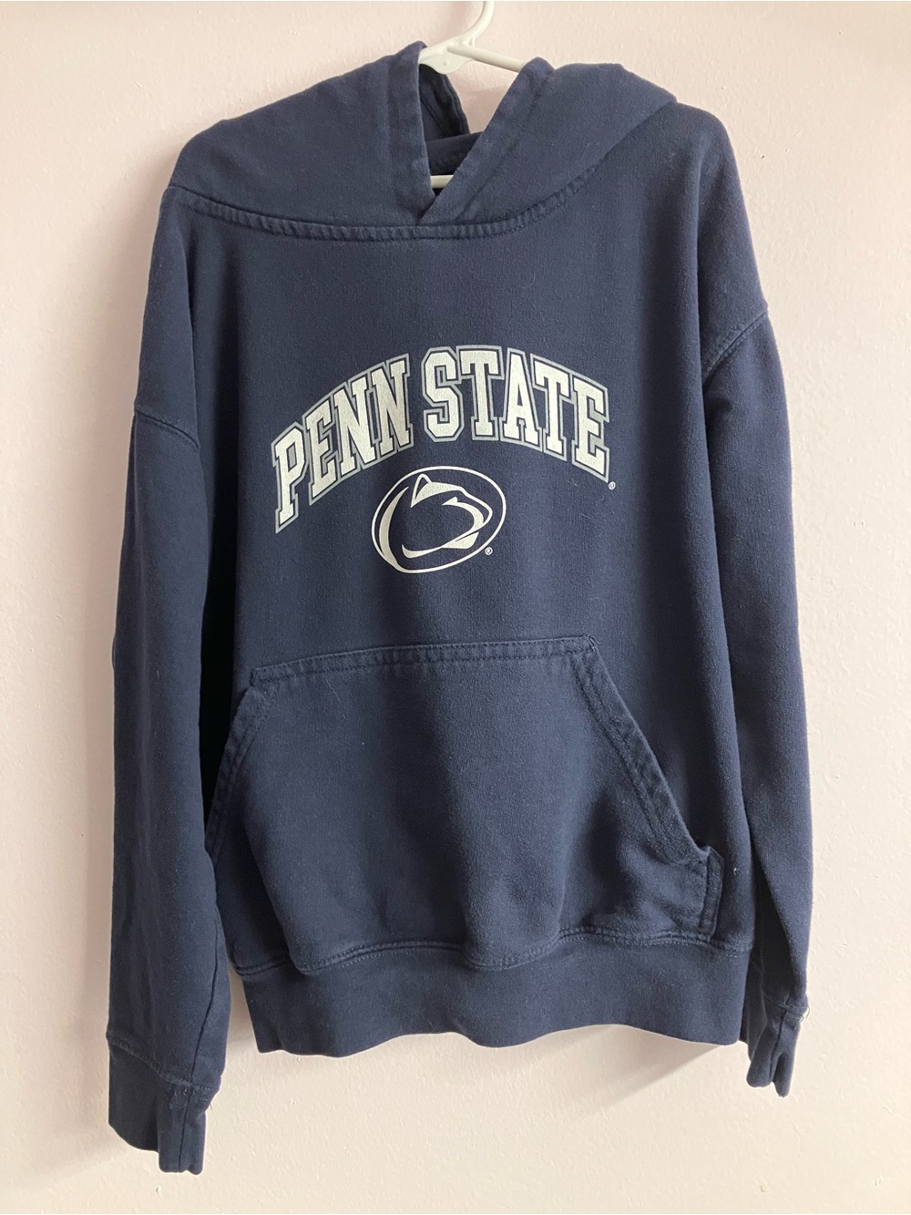 Kids’ Penn State Pullover Hoodie, Medium*, Navy Blue/White